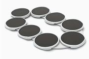 Eight place food turntable