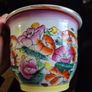 Colourful Vintage Chinoiserie Planter. Jardiniere. Image 7