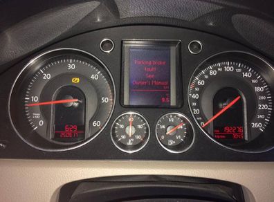 Passat B6 parking brake control module reflashing / update or replace
