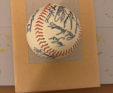 New York Baseball signed