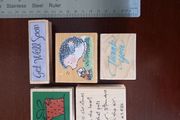 Rubber stamps card making