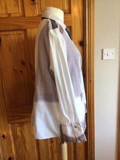 Just White Ladies Boho chic blouse Eu 46 Uk 20