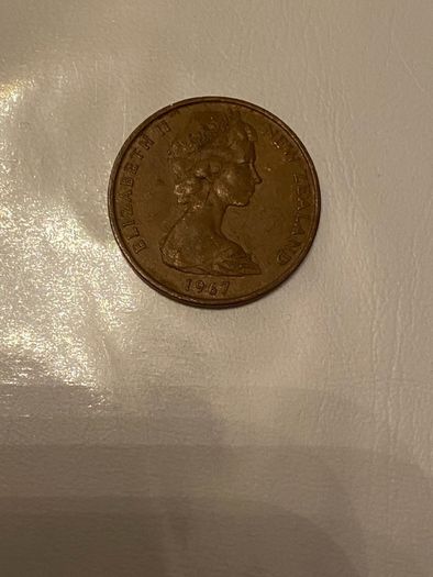 1967 New Zealand 2 cents