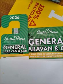 Electric picnic campervan and car pass