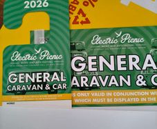 Electric picnic campervan and car pass