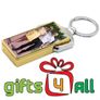 Personalised Photo USB Cigarette Lighter - Gold With Keyring Image 2