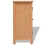Sideboard 70x35x75 cm Solid Oak Wood Image 3
