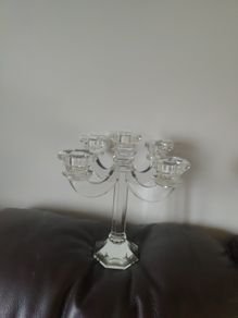 Crystal candle holder