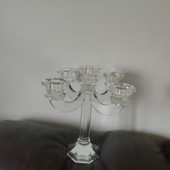 Crystal candle holder
