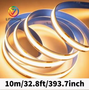 10M LITSHOW Motion Sensor LED Strip Light, USB Powered Auto On/Off Switch, Adjustable Brightness White And Warm Light,