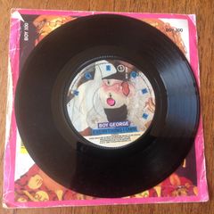 2x 7 Inch Vintage Vinyl Singles - The Drifters, Boy George