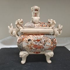 Meiji Taisho Period Japanese Koro Jar
