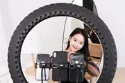 Professional HD 21 inches LED Ring Light With Tripod Black (2.1 M)