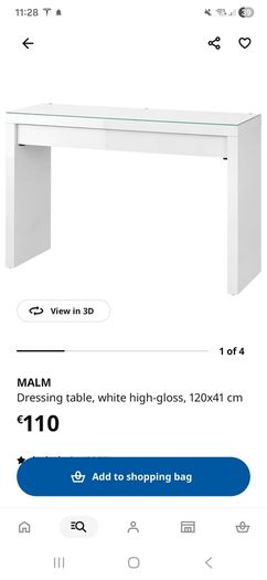 Dressing table
