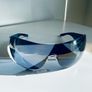 Vintage Givenchy SGV253 Shield Sunglasses Rare Y2K Archive Piece Made in Italy Image 5