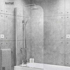 Kiimat Flat Bath Screen with Rounded Edge