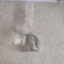 Vintage Crystal Bud Vase Diamond Cut 15.5cm Tall With Havey Base Work As Paper Wight. Image 6