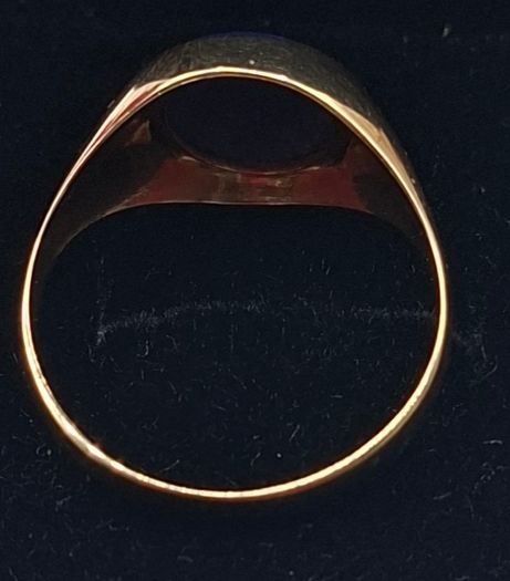9ct lapis lazuli ring