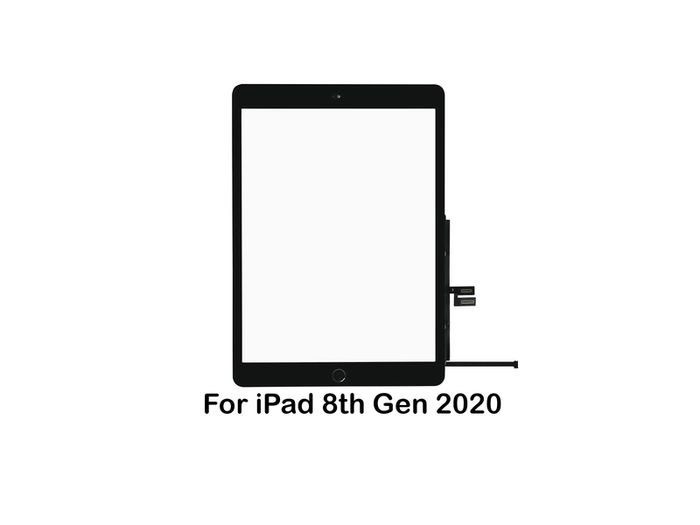 For iPad 10.2" 2020 8th Gen Digitizer Touch Screen Replacement Glass Black New - FHT21IPDLCD