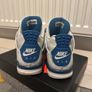 Air Jordan 4 retro GS Military Blue + Free Image 3