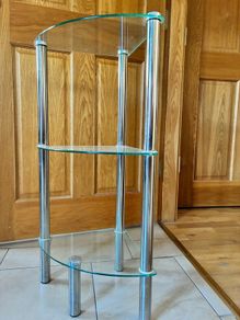 3-Tier Corner Glass Unit
