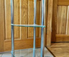 3-Tier Corner Glass Unit