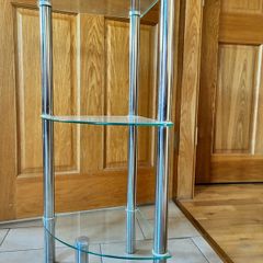 3-Tier Corner Glass Unit