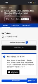 Lewis Capaldi Vip Upgrade