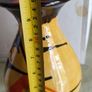 Vintage Earthenware Vase by Thomas Buxo Modern Abstract Ceramic vase1960-1970 | Brown Ochre Yellow | Mid-Century Decor Image 2