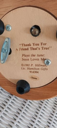 Cherished Teddies Music Box.