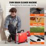 Drain Cleaner Machine 20m x 16mm 250W Sewer Snake Auger Manual Feed Image 2