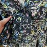 Peter Pilotto Silk Midi Dress Sz 10UK 6US M Printed Elastic Waist Ruffle Classic Image 7