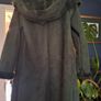 Cosy forest green colour hooded Derhy brand coat Image 2