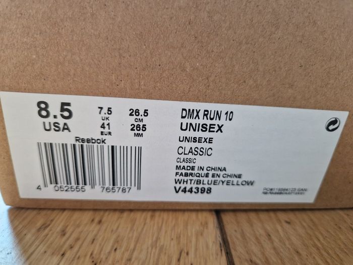 New - Reebok DMX RUN 10 trainers UK 7.5 (EUR 41)