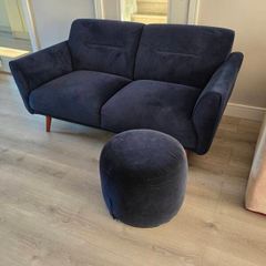 Sofa & Matching Foot Stool