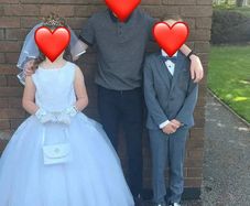 Boys 3 piece communion suit