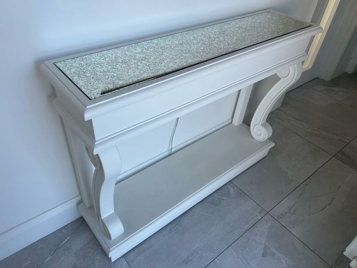 White Console Table