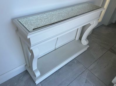 White Console Table