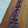 Vintage purple tone necklace. Image 6
