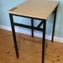 Sleek Compact Desk | Wooden Top with Sturdy Metal Frame Image 4