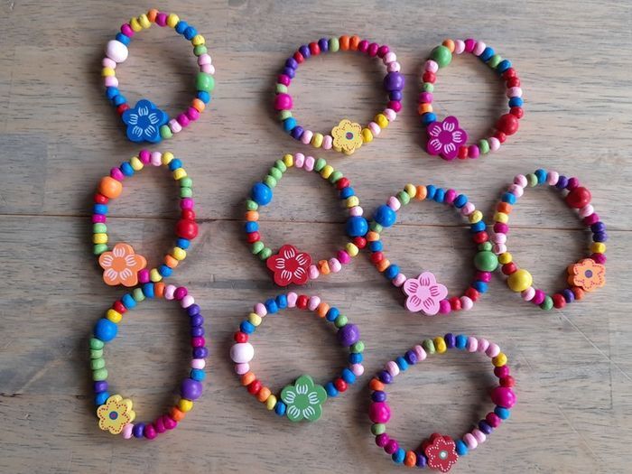 New:  Child's wooden bracelet sets