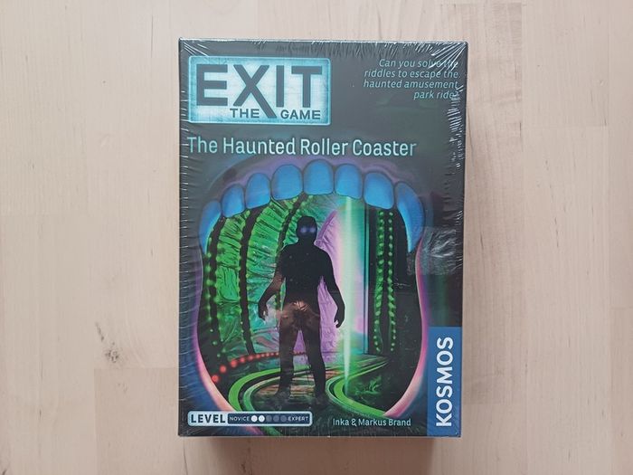 Exit The Game - Haunted Roller Coaster Escape Room Board Game 2019 NEW SEALED