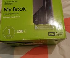 Two WD My Book Essential 1TB External Hard Drives