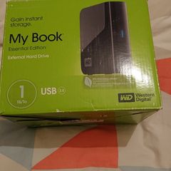 Two WD My Book Essential 1TB External Hard Drives