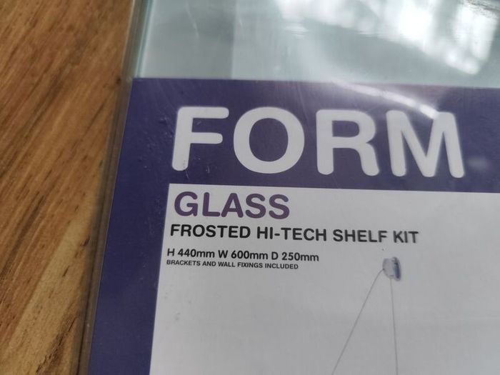 Glass shelf