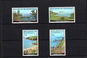 1976 Guernsey Views Commemorative Stamps Mint Never Hinged (MNH).