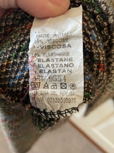 Size 16/18 Italian long tunic and matching scarf