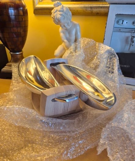 Vintage Dansk Torq Chip & Dip Set - NEW IN BOX, AV
