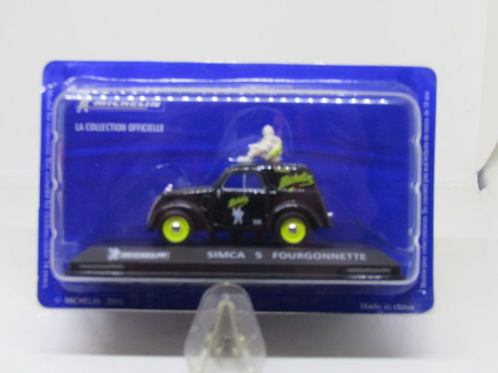 Michelin 2005 Official Die-Cast Vehicle Collection: SIMCA 5 FOURGONNETTE Large Die Cast Collection.Display Model Still in Blister Packaging