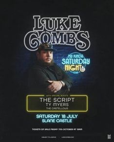 x2 SATURDAY Luke Combs tickets